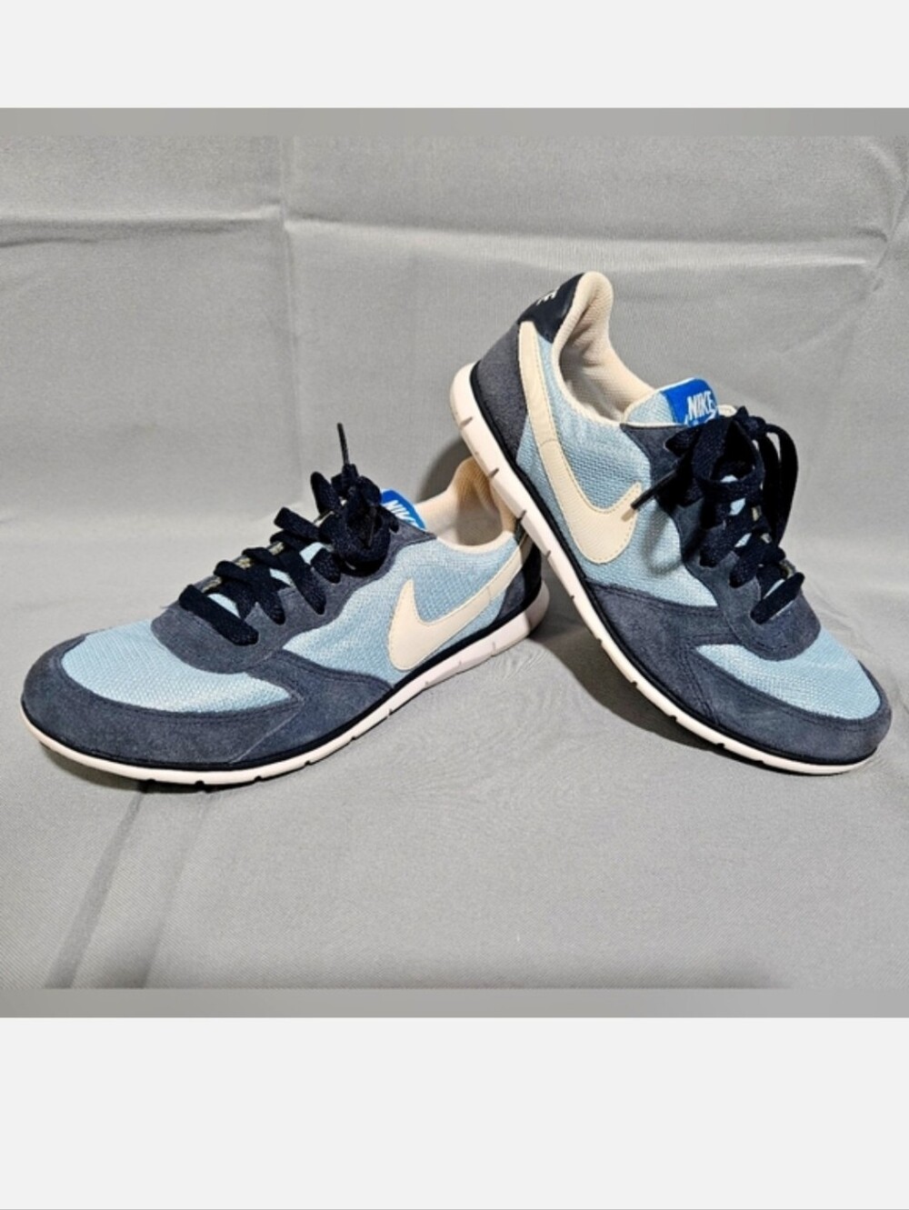 Nike Women’s Air Eclipse Blue Gray Athletic Running Walking Shoes Size 5.5